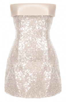 Платье с отделкой пайетками Philosophy di Lorenzo Serafini