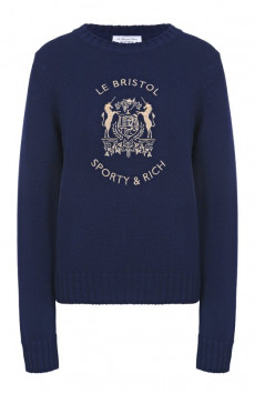 Хлопковый пуловер Sporty & Rich x Le Bristol Paris Sporty and Rich