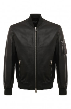 Кожаный бомбер Dondup