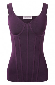 Топ из вискозы Nina Ricci
