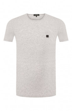 Хлопковая футболка с круглым вырезом Zegna