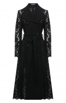 Пальто из хлопка и шерсти Dolce & Gabbana