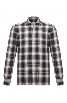 Хлопковая рубашка Kiton