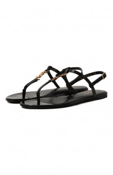 Кожаные сандалии Cassandra Saint Laurent