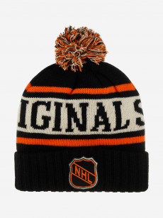 Шапка с помпоном AMERICAN NEEDLE 23012A-NHL Pillow Line Knit NHL (черный), Черный
