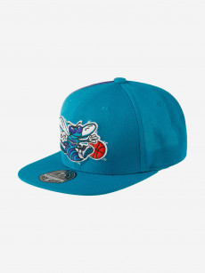 Бейсболка с прямым козырьком MITCHELL NESS HHSF2990-CHOYYPPPTEAL Charlotte Hornets NBA (голубой), Голубой