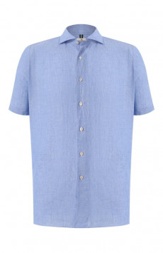 Рубашка изо льна и хлопка Luigi Borrelli