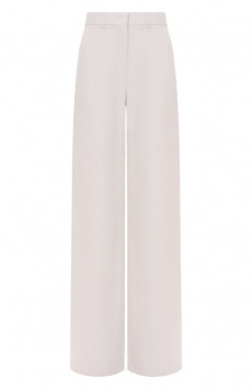 Брюки из хлопка и льна Max Mara Studio